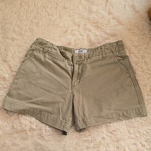 Old Navy Olive-Tone Women's Chino Shorts
